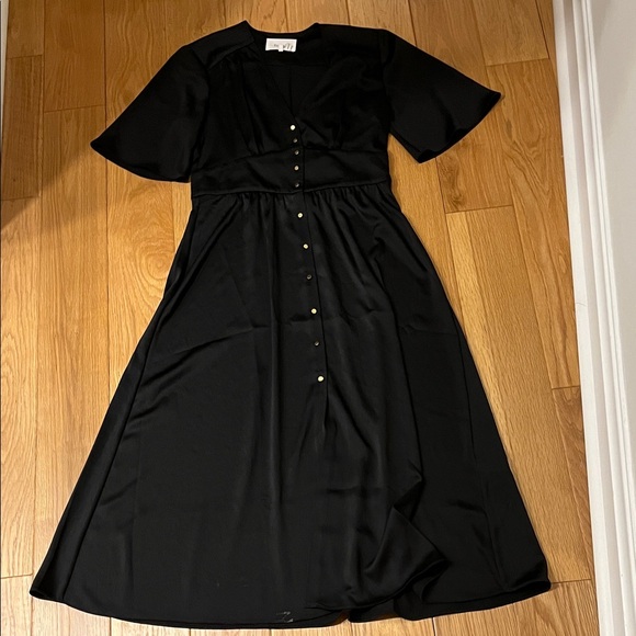 ba&sh Dresses & Skirts - ba&sh Black Button-Down Dress